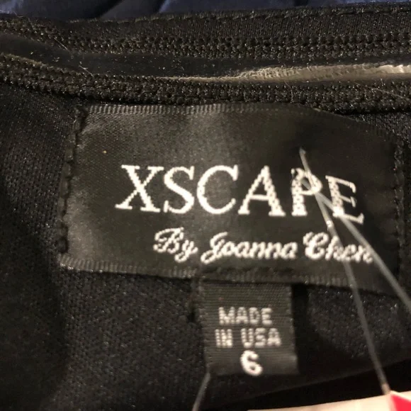 Xscape Navy Strapless Dress - Picture 7 of 7